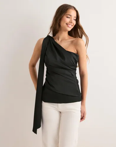 MALINA Nelly Draped One Shoulder Top toppar dam – bild 2